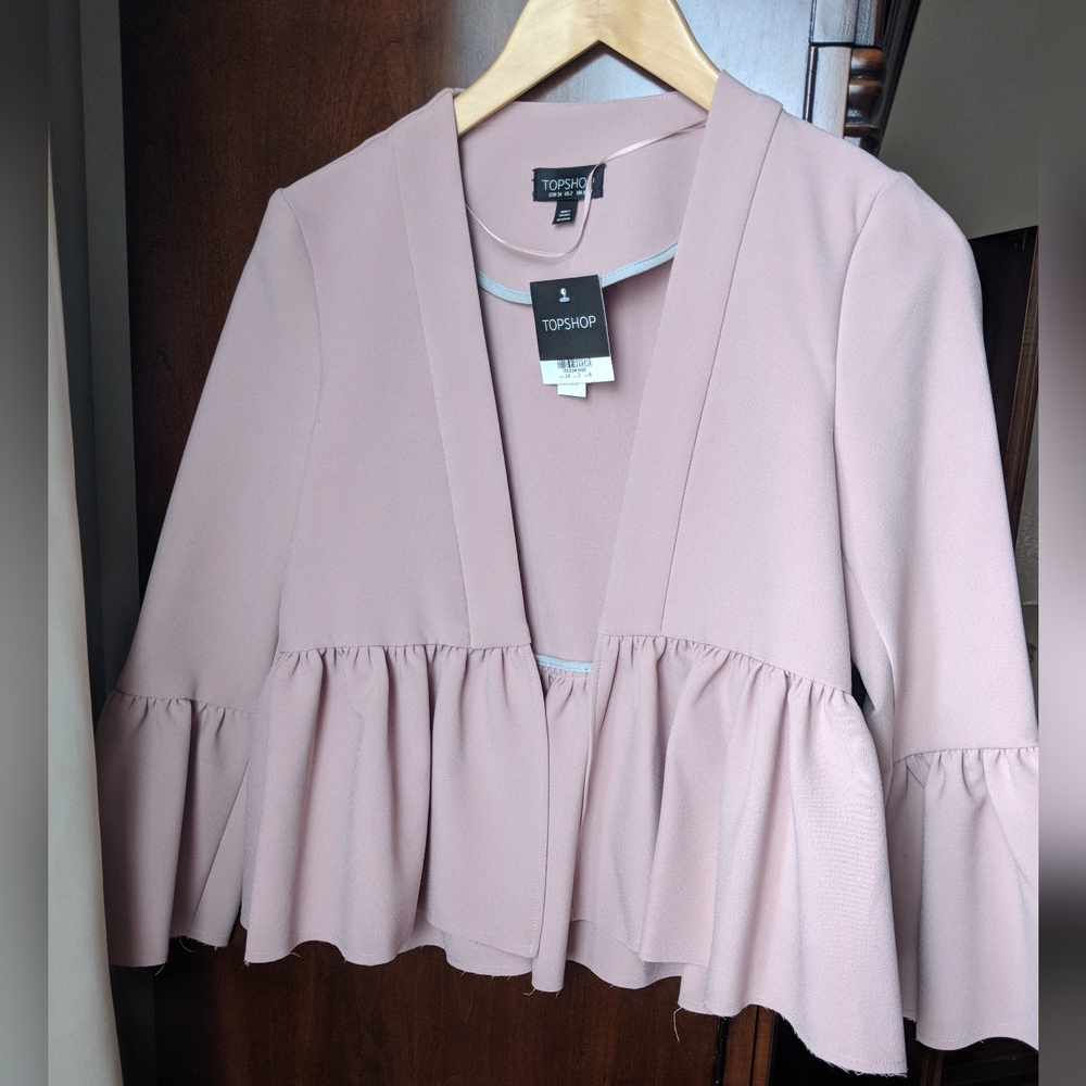NWT Topshop Cropped Blazer